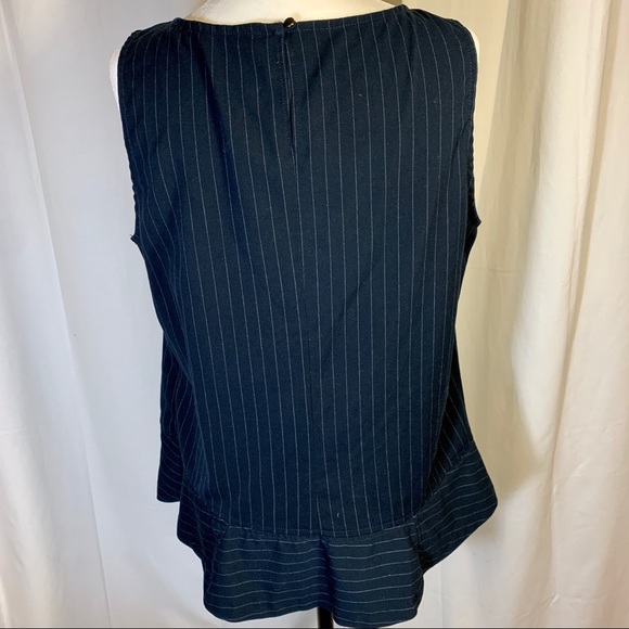 Dex Navy & Pin Stripe Top - Picture 2 of 6